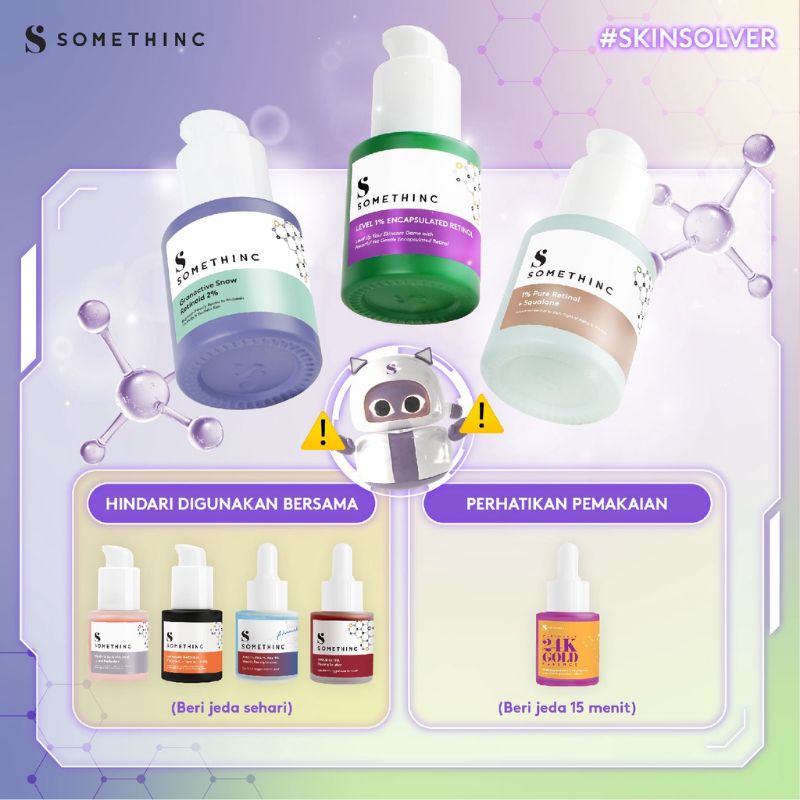 SOMETHINC Serum Skin Solver | Skin Defender Bakuchiol | Hylapore Away Solution | Granactive Snow Retinoid | Vita Propolis + Bee Venom Glow Serum