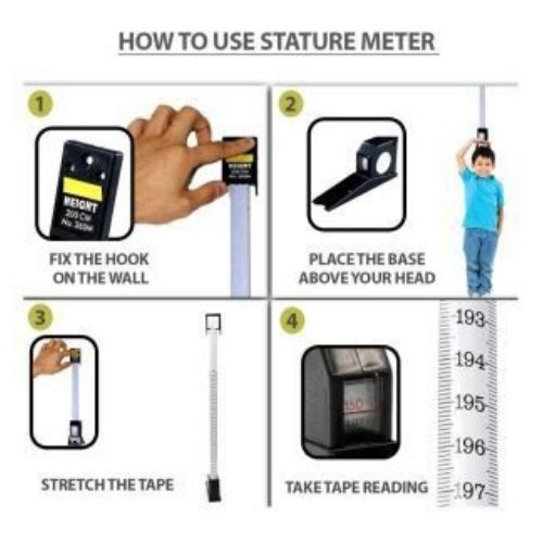 Microtoise Alat Pengukur Tinggi Badan Stature Meter 113117