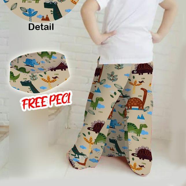 ✺ Sale Sarung Celana Anak Instan Karakter Wadimor Free Peci ❇