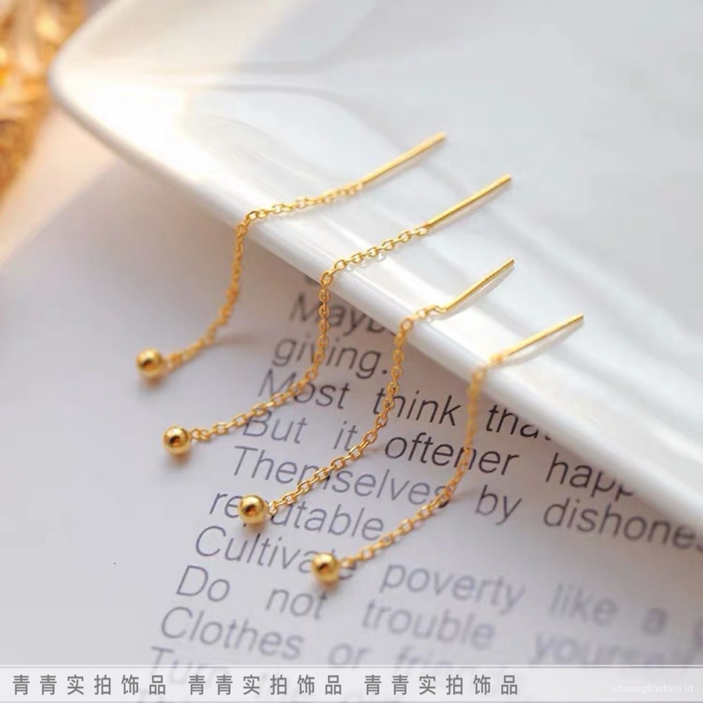 Anting Tusuk Jarum Pentol Titanium