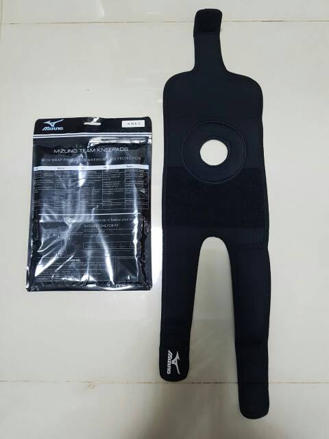mizuno back open knee pad