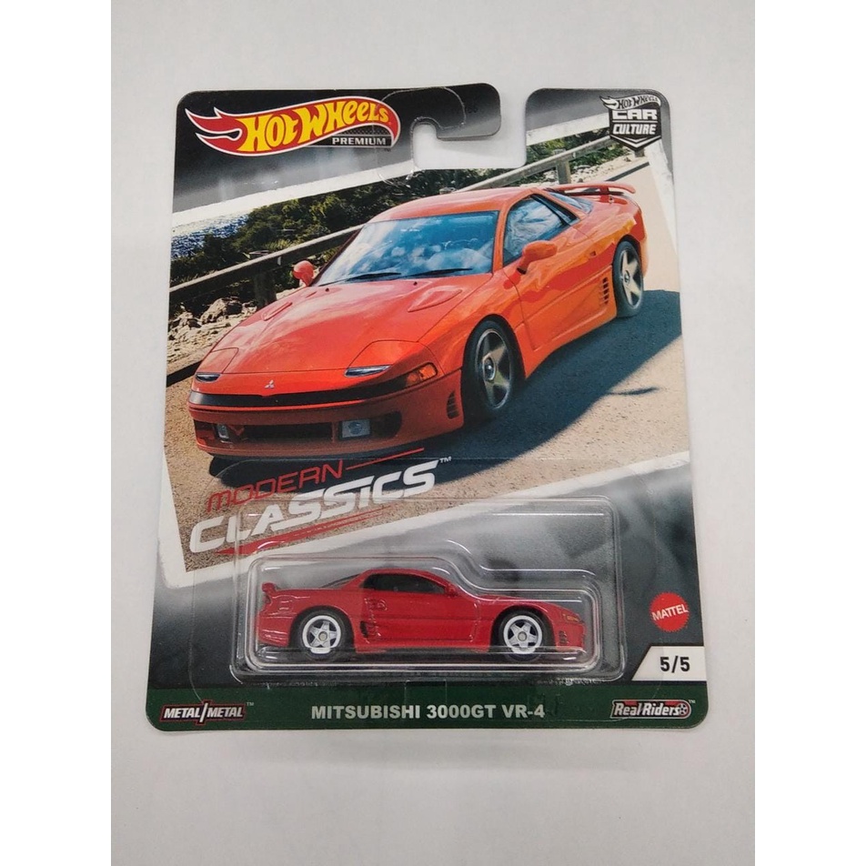 Diecast Hot Wheels MITSUBISHI 3000GT VR-4 Merah 3000 GT VR4 VR 4 HW Modern Classics 2021 Car Culture Hotwheels Mobil Mainan Anak