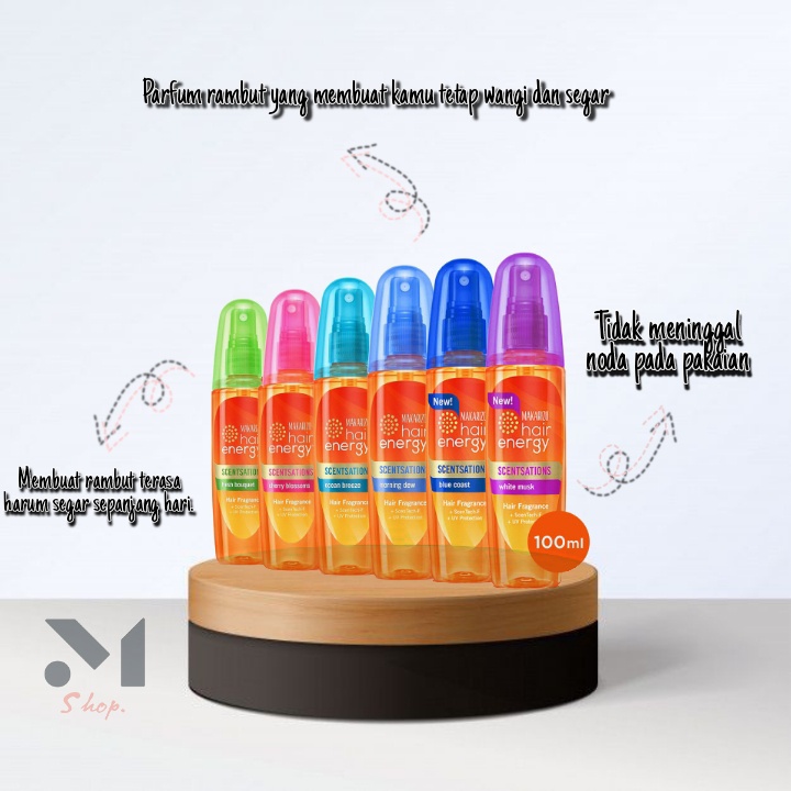 Jual MAKARIZO Hair Energy Scentsations Hair Fragrance | Parfum Rambut Mist  Perfume | Shopee Indonesia