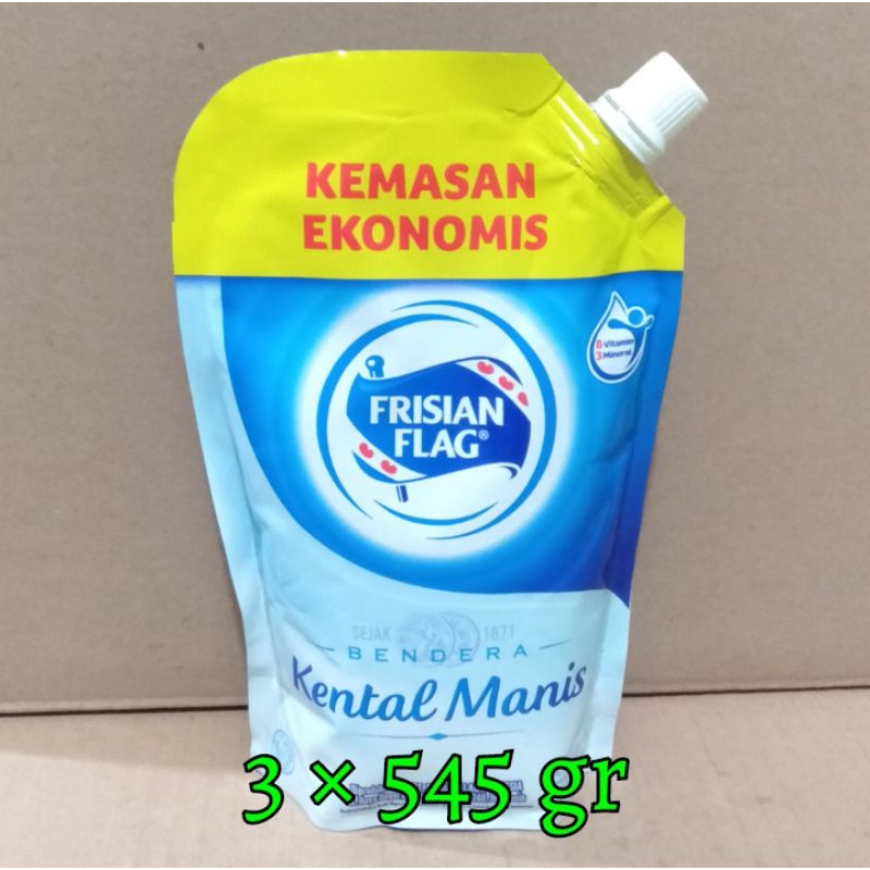 

FRISIAN FLAG KENTAL MANIS POUCH BUNDLE 3×545GR