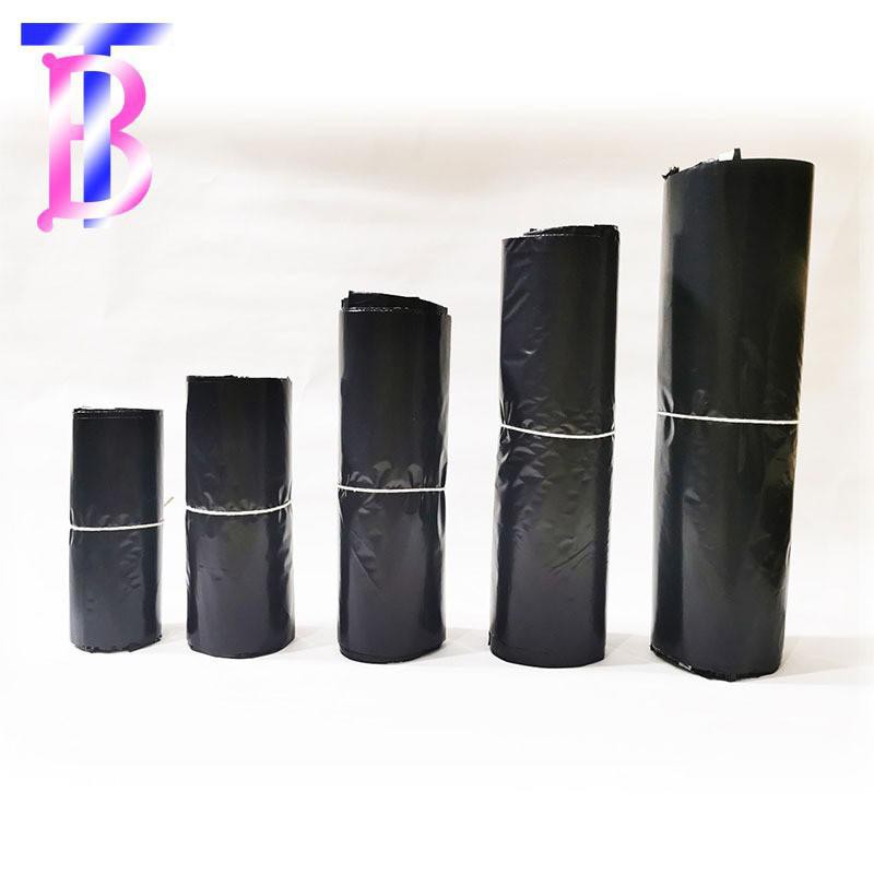 

BIG SALE KANTONG PLASTIK PACKING OLSHOP 35X50CM POLYMAILER LEM PEREKAT ANTI PLONG HITAM 45 MICRO