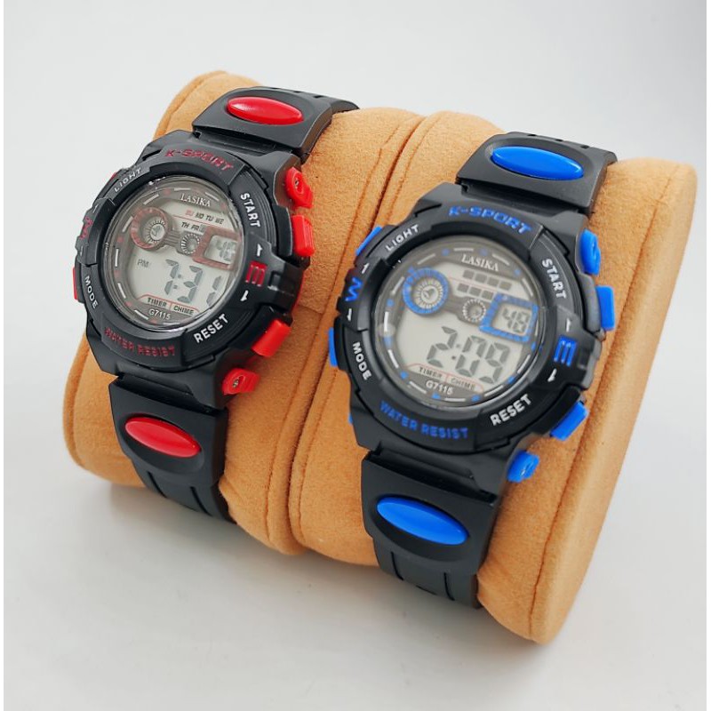 JAM TANGAN COWOK CEWEK SPORTY LASIKA ORIGINAL WATER RESIST FULL COLOUR