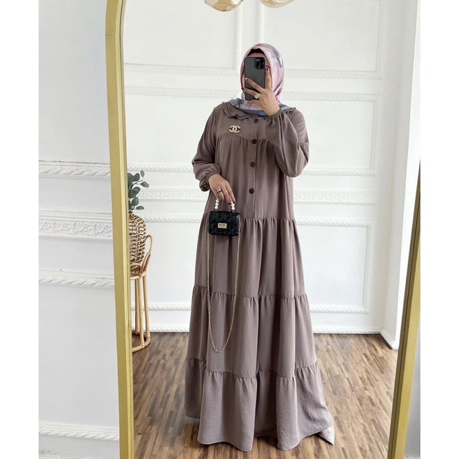 SOLVIA DRESS MAXY CRINGKEL AIRFLOW