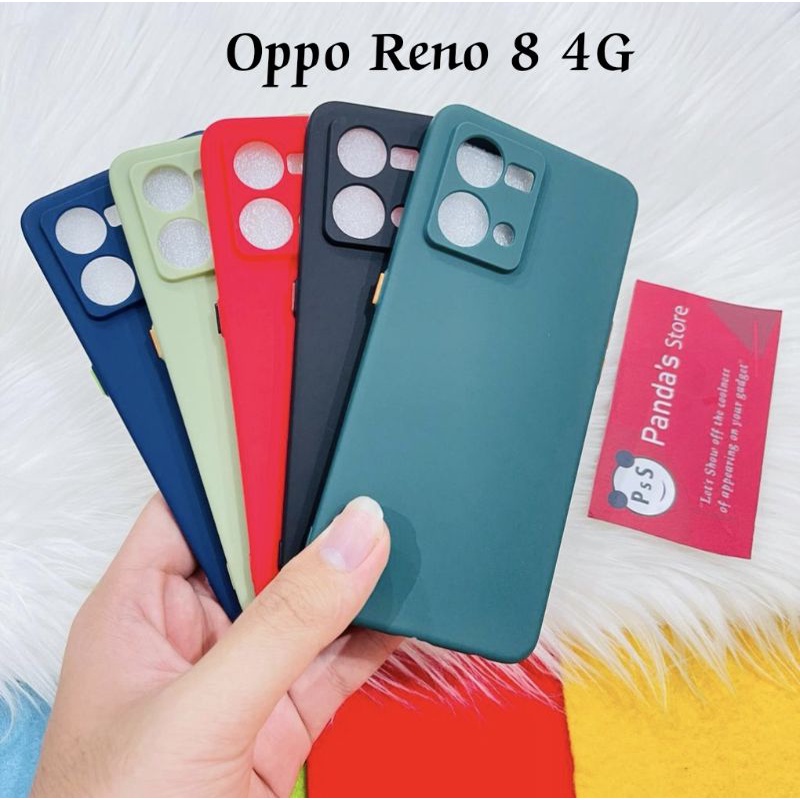 Case Oppo Reno 8 4G Babycase Makaron Full Color Softcase Oppo Reno 8 -PsS