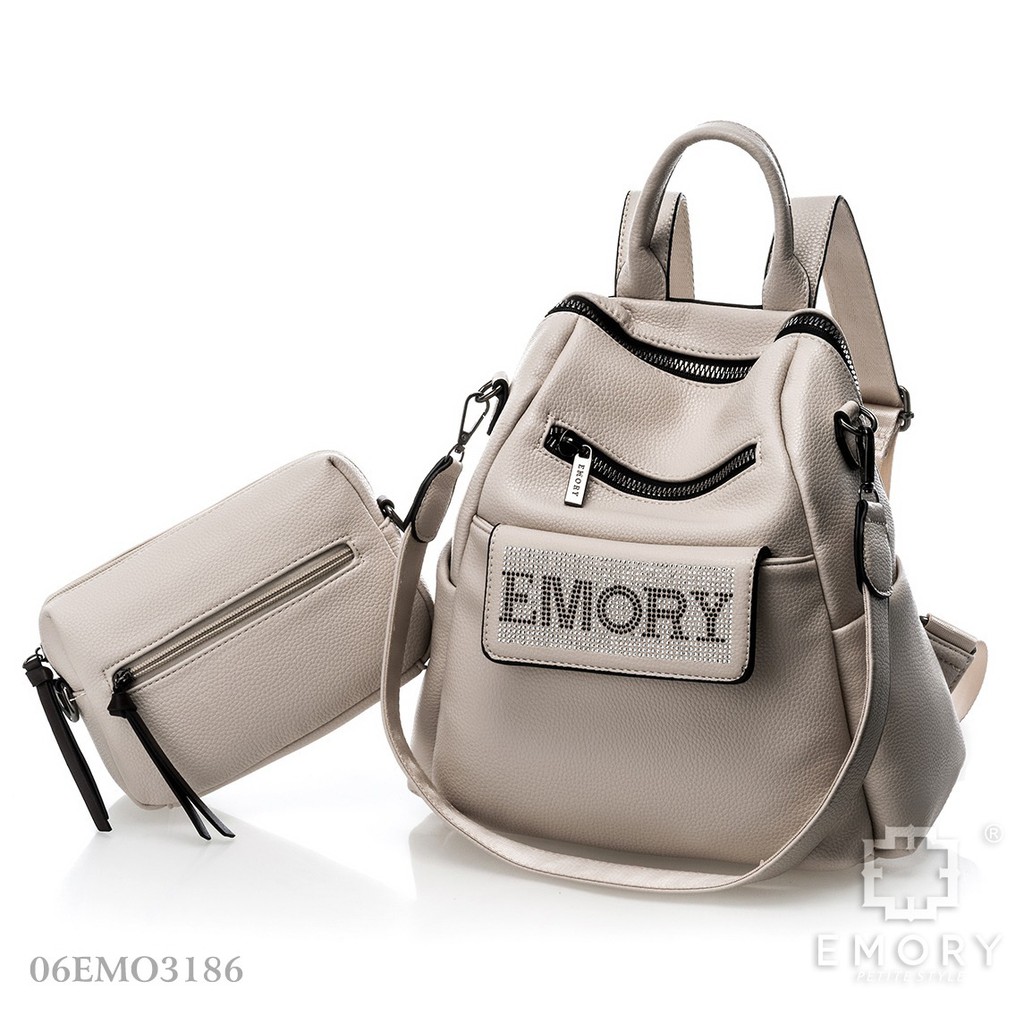 IMPORT ORIGINAL EMORY Avorice 06EMO-3186BLX tas set ransel backpack bag wanita cewek murah hitam