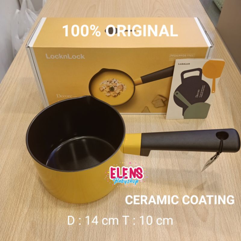 Lock n lock sauce pan / milk pan wajan masak ceramic coating