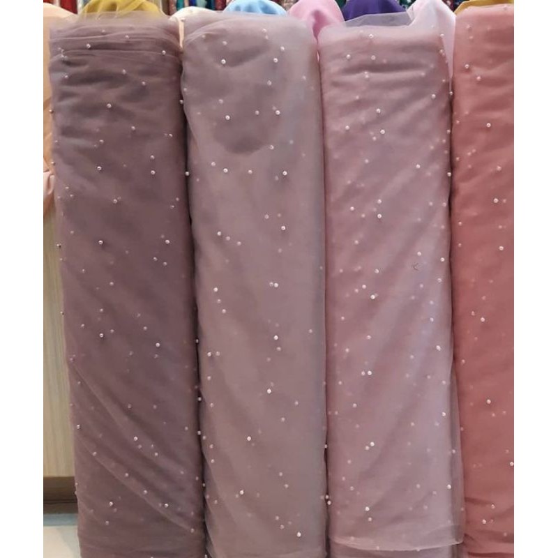 Cardigan tile tulle Mess / Cardi Tile halus pearl