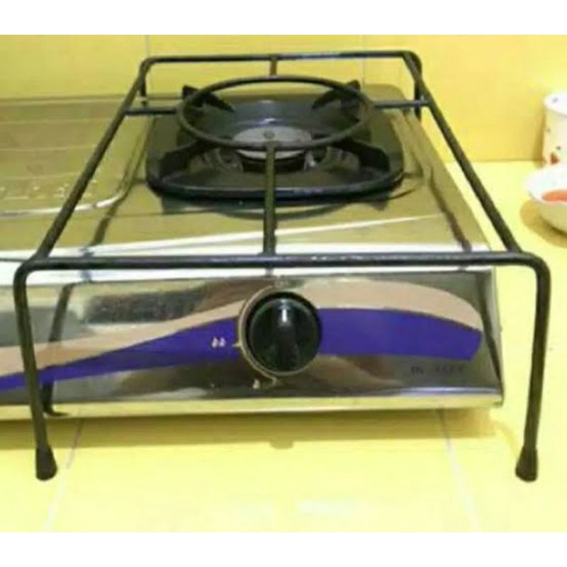 behel kompor gas satu tungku/ tangkringan kompor gas satu tungku/tatakan oven gas