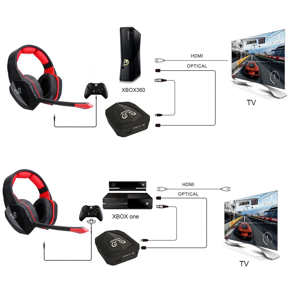 optical audio headset xbox one