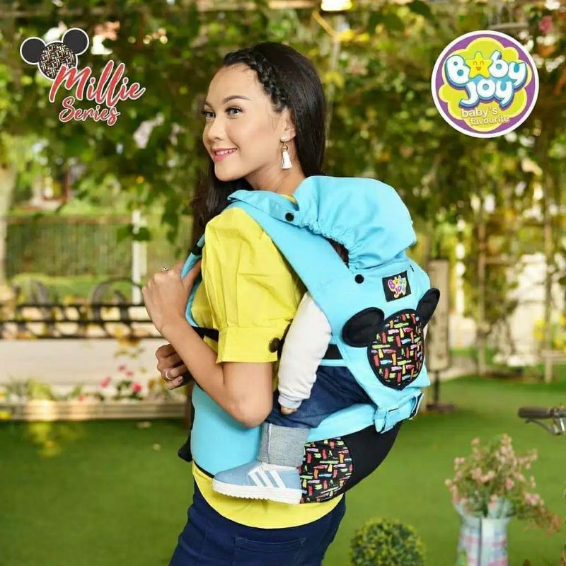 Gendongan Bayi Baby Hipseat Baby Joy , Gendongan Bayi Depan Motif Minnie Gendongan Hipseat Baby Joy