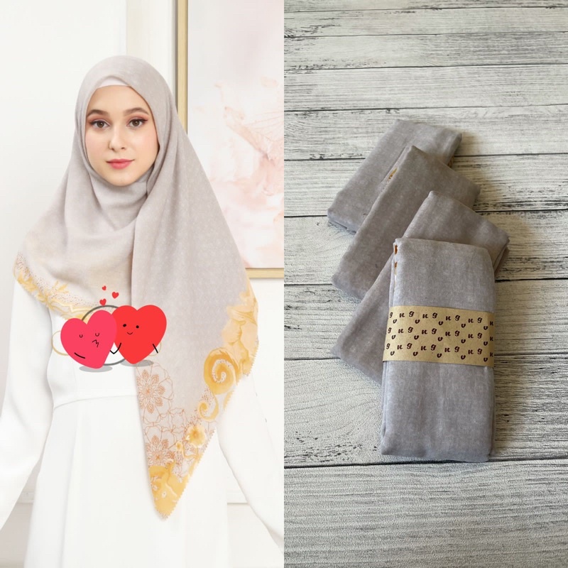 251- 300  Hijab segiempat voal motif-260
