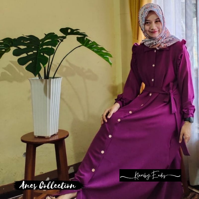 GAMIS ITY CREPE PREMIUM ORI BUSUI FRIENDLY REALPICT JAMIN ALUS BUSANA WANITA MUSLIM