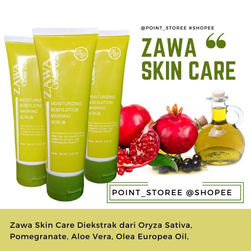 Zawa  skin care Bpom @3pc Tube 60 ml