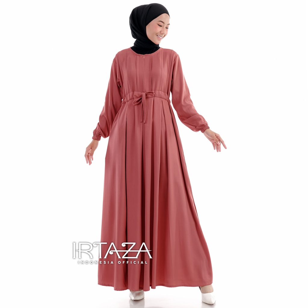 Gamis Polos Melia Dress Original Shakila Import-Gamis Rose