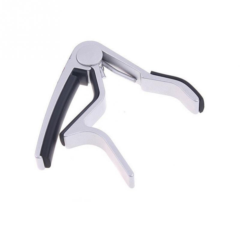 Capo Gitar jepit Aluminium Alloy / Guitar Quick Change Capo / Silver