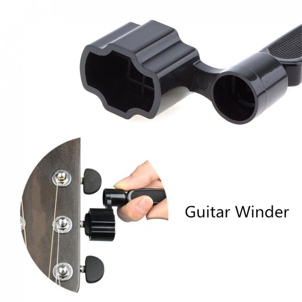 Pengganti Senar Gitar Multifungsi Tools 3 in 1 String Winder+Bridge Pins Puller+String Cutt