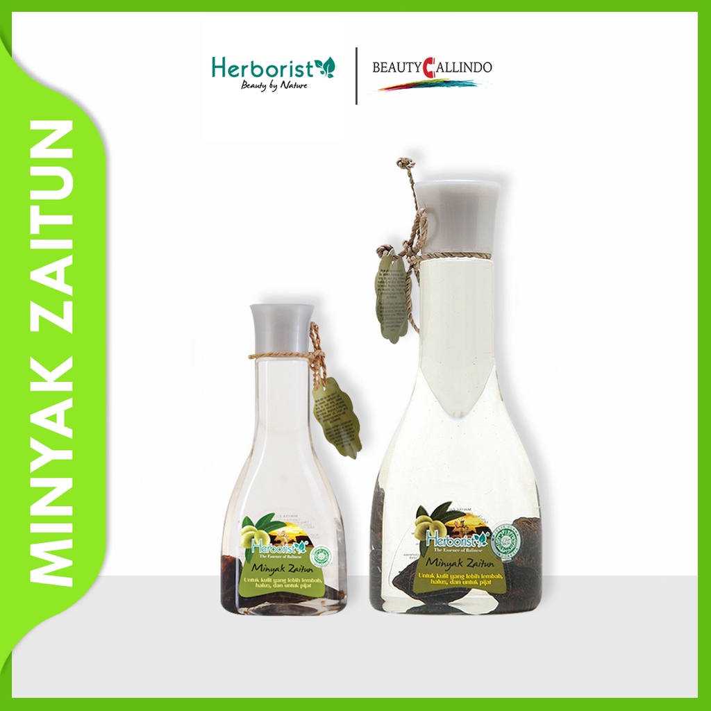 Herborist Minyak Zaitun 75ml - 150ml Minyak Pijat / Pelembab kulit Zaitun