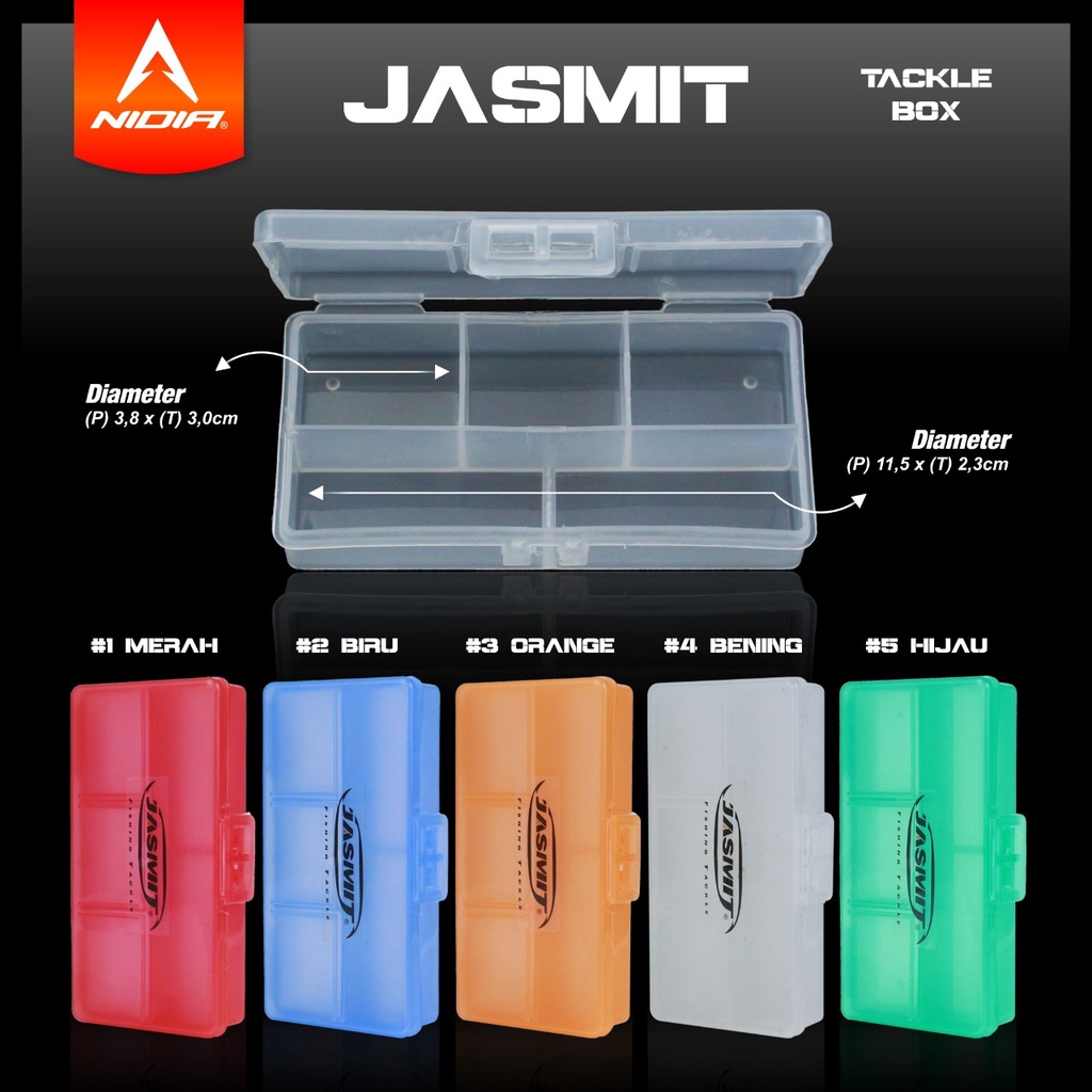 Tackle Box JASMIT A1 - Kotak Pancing Jasmit A1