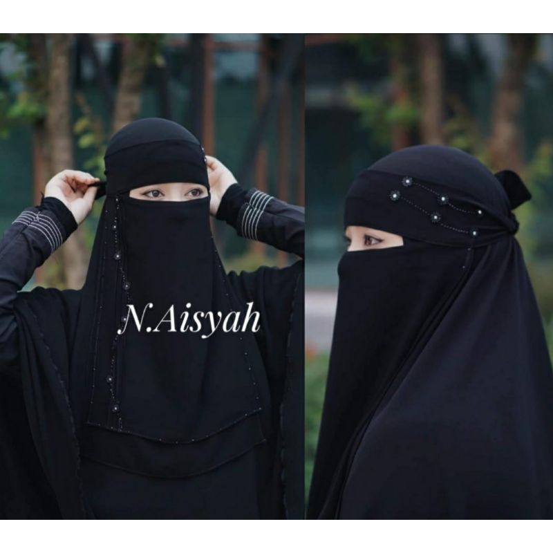 Niqab Bandana Niqab Cadar Niqab Yaman Cadar Bandana Niqob Viral Termurah Niqob AISYAH THAILAN