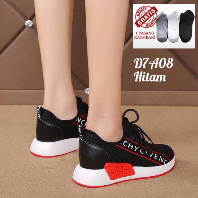 SEPATU WEDGES WANITA IMPOR KOREA D7A08