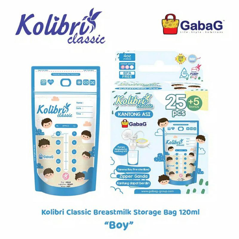 KANTONG ASI KOLIBRI GABAG 30 PCS