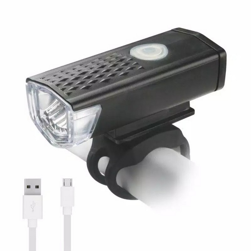 Lampu Depan Sepeda Led USB Rechargeable Bisa Cas Ulang