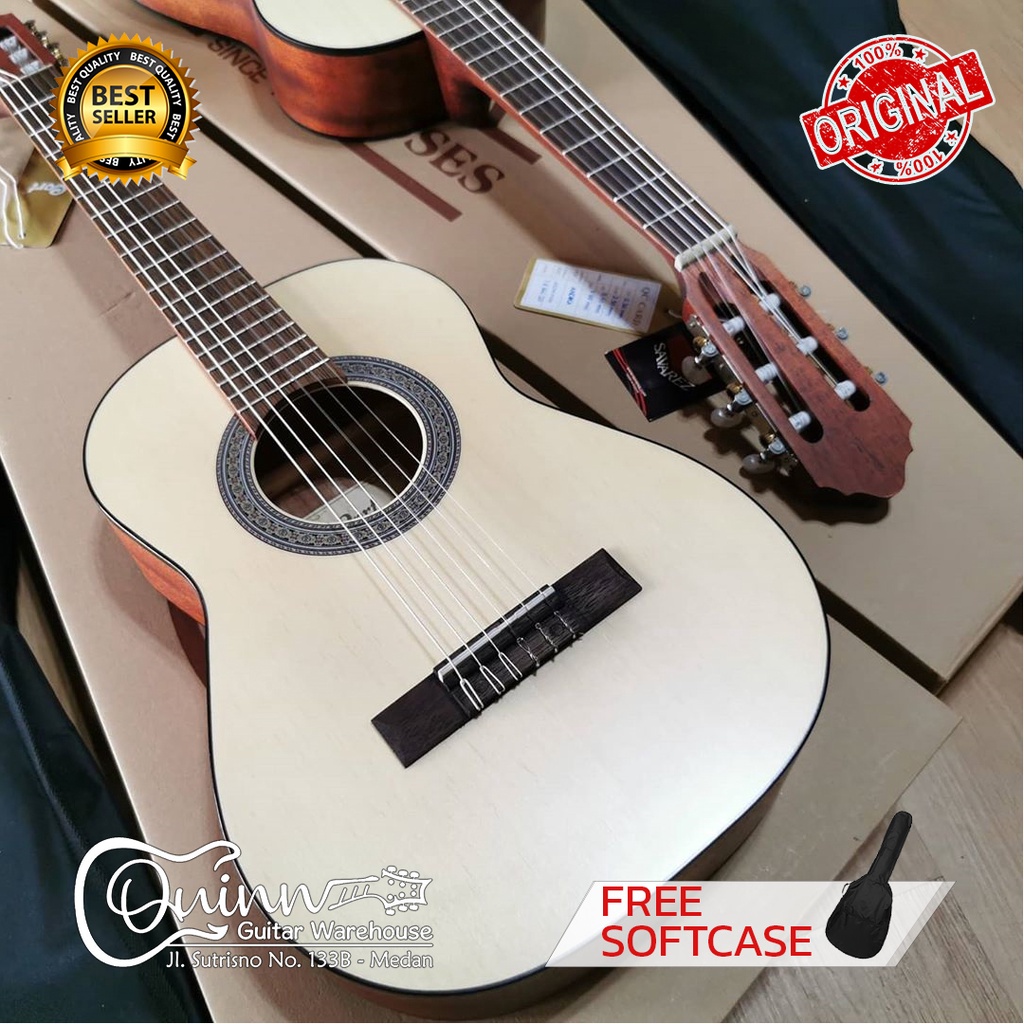 Gitar Klasik nylon mini CORT AC50 Original dengan softcase termurah