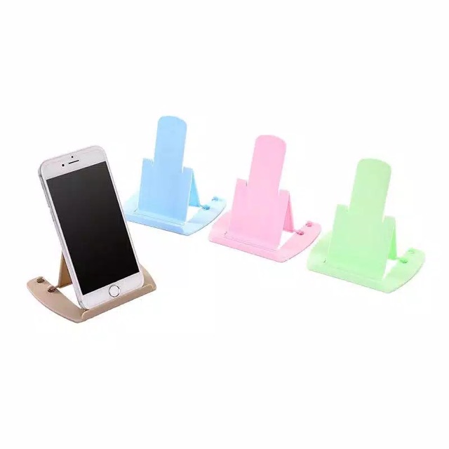 Stand hp penyangga lipat pod holder mini sandaran hand phone import