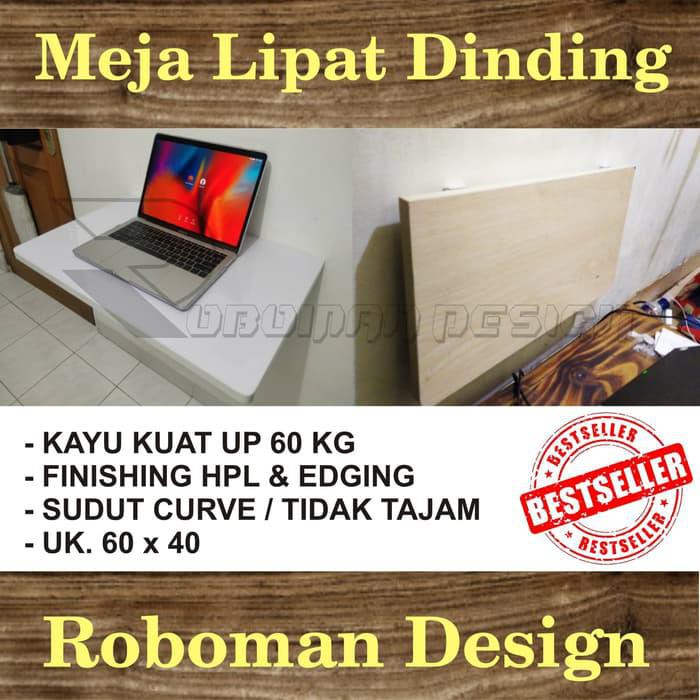  MEJA  LIPAT  DINDING RAK MEJA  KOMPUTER KERJA MURAH  