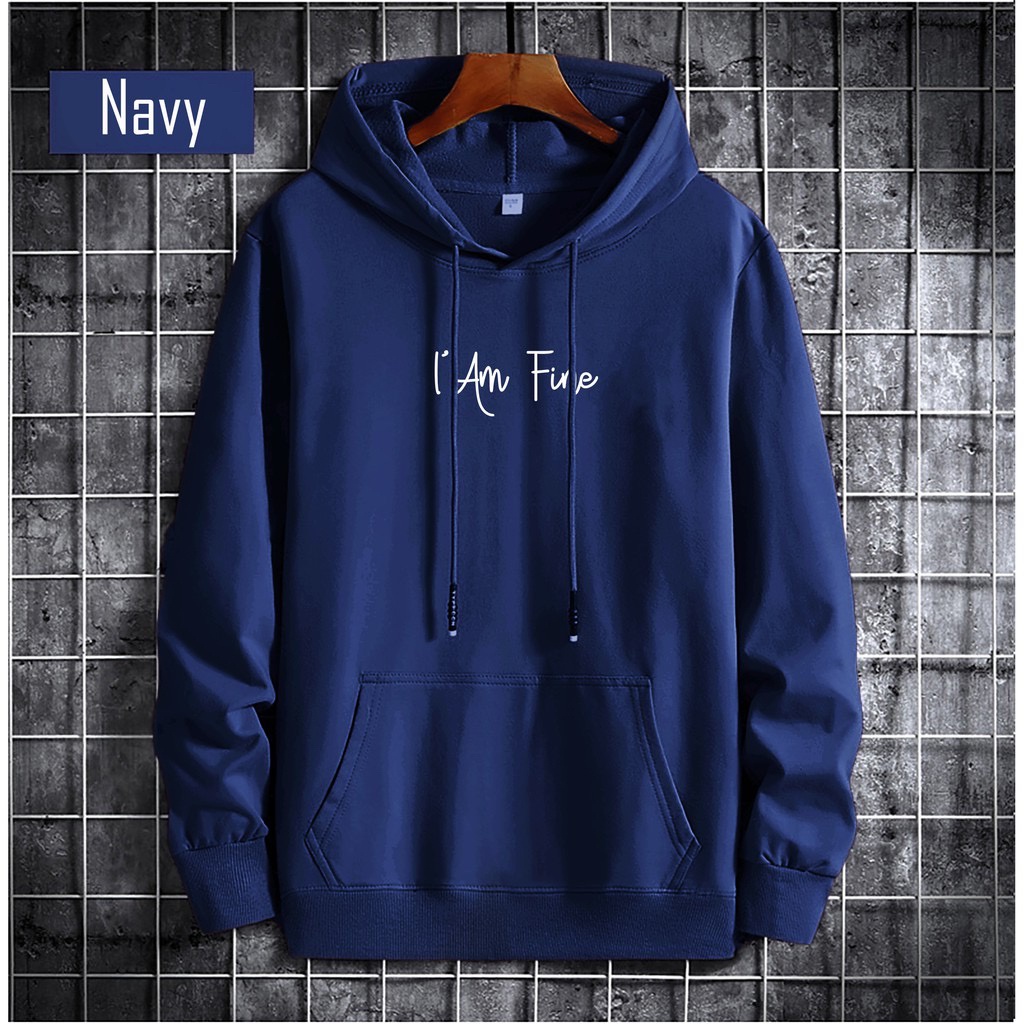 Hoodie im fine Text / sweater hoodie unisex / jaket hoodie distro simple / hoodie pria wanita / jaket hoodie katun tebal