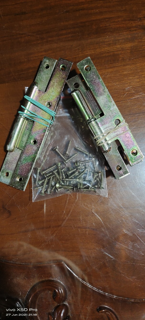 Engsel H Patrom Model Cabut - Plat Tebal Kuningan 11cm