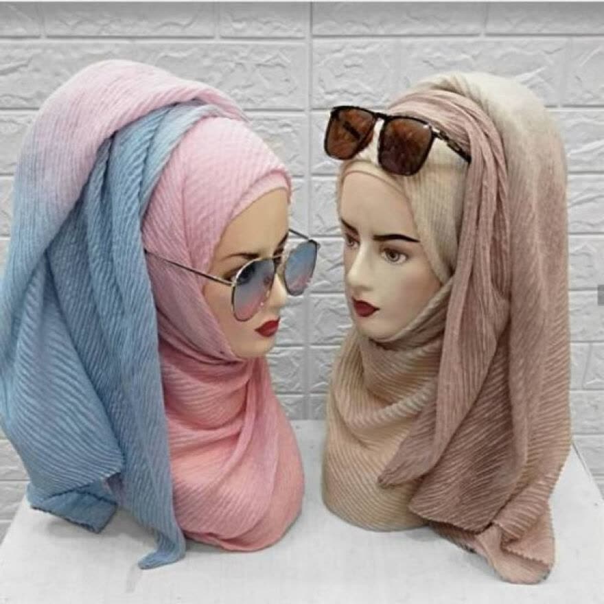 HIJAB JILBAB PASMINA PLISKET PELANGI SPECIAL EDITION BY AZARA Milo