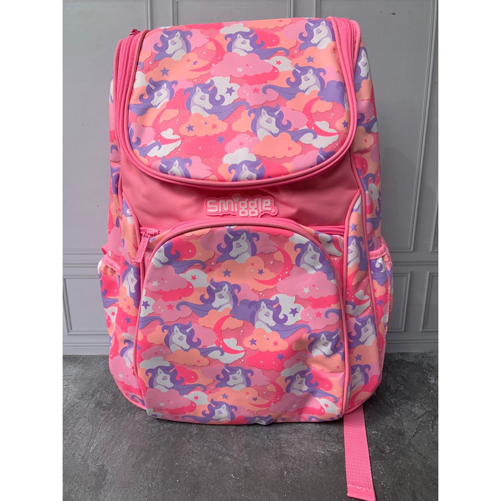 Jual Smiggle Hide Backpack Unicorn Pink Tas Ransel Smiggle Shopee