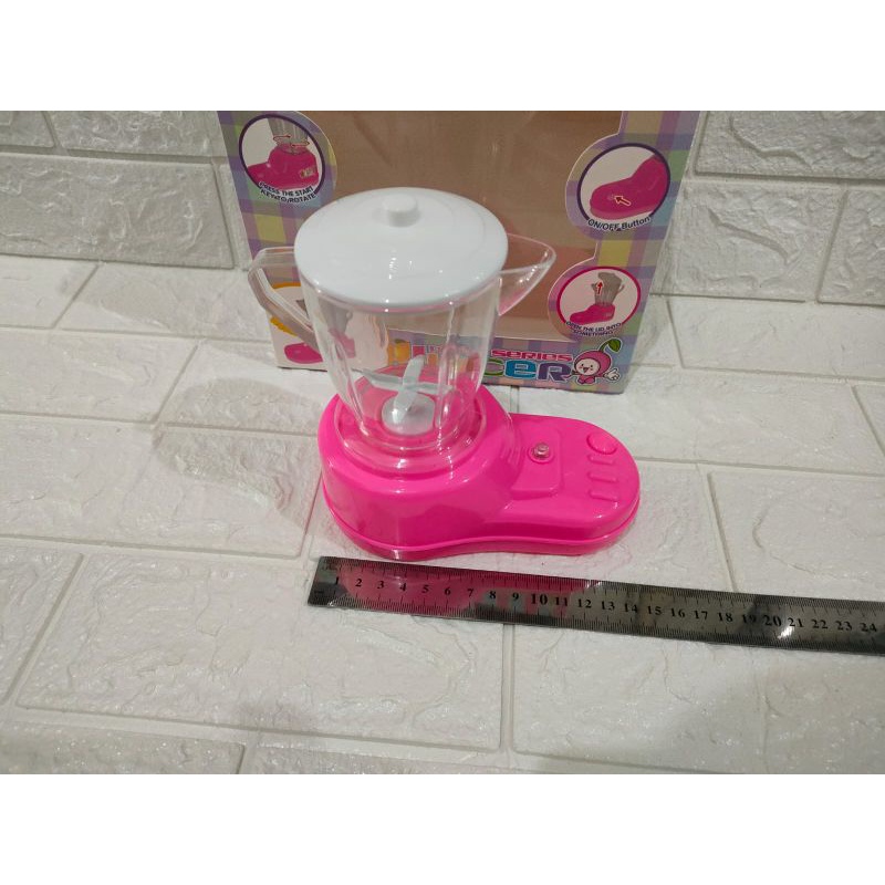 Mainan Blender Anak Set Perempuan Blender Bisa Nyala Blender dan Mixer  ST2663