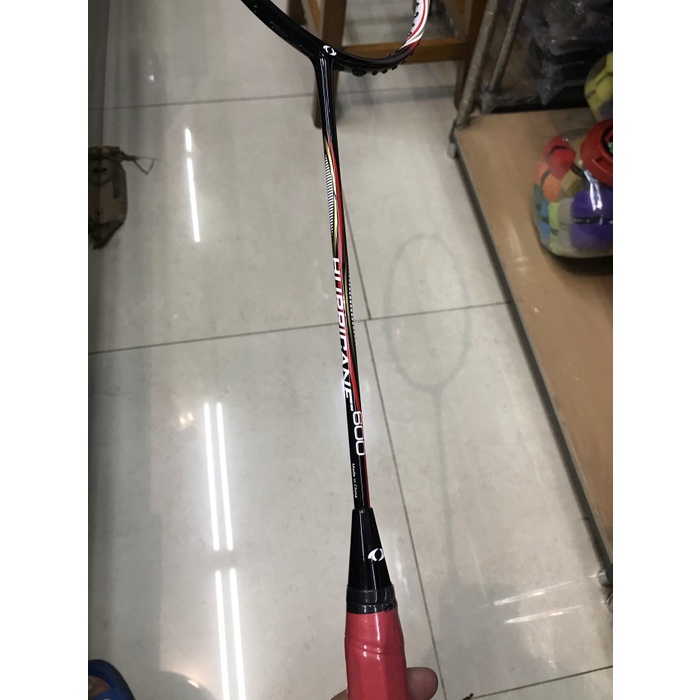 ASTEC RAKET BADMINTON HURRICANE 600 ORIGINAL - 1 HITAM GLOSSY