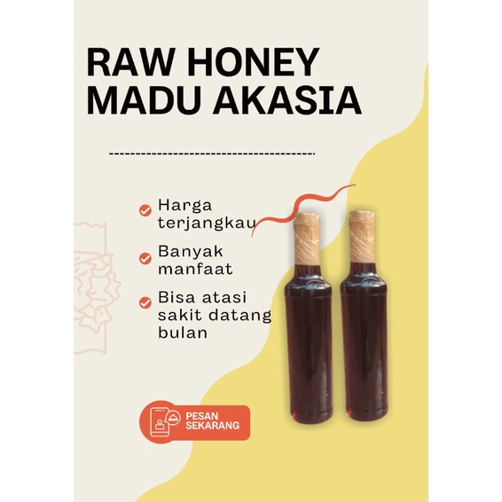 

Madu Akasia Asli berat 1kg ( brutto)