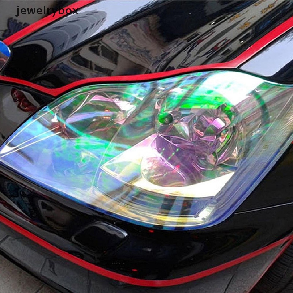 (Box) Stiker Film Tint Lampu Depan Mobil Bahan Vinyl Dapat Berubah Warna