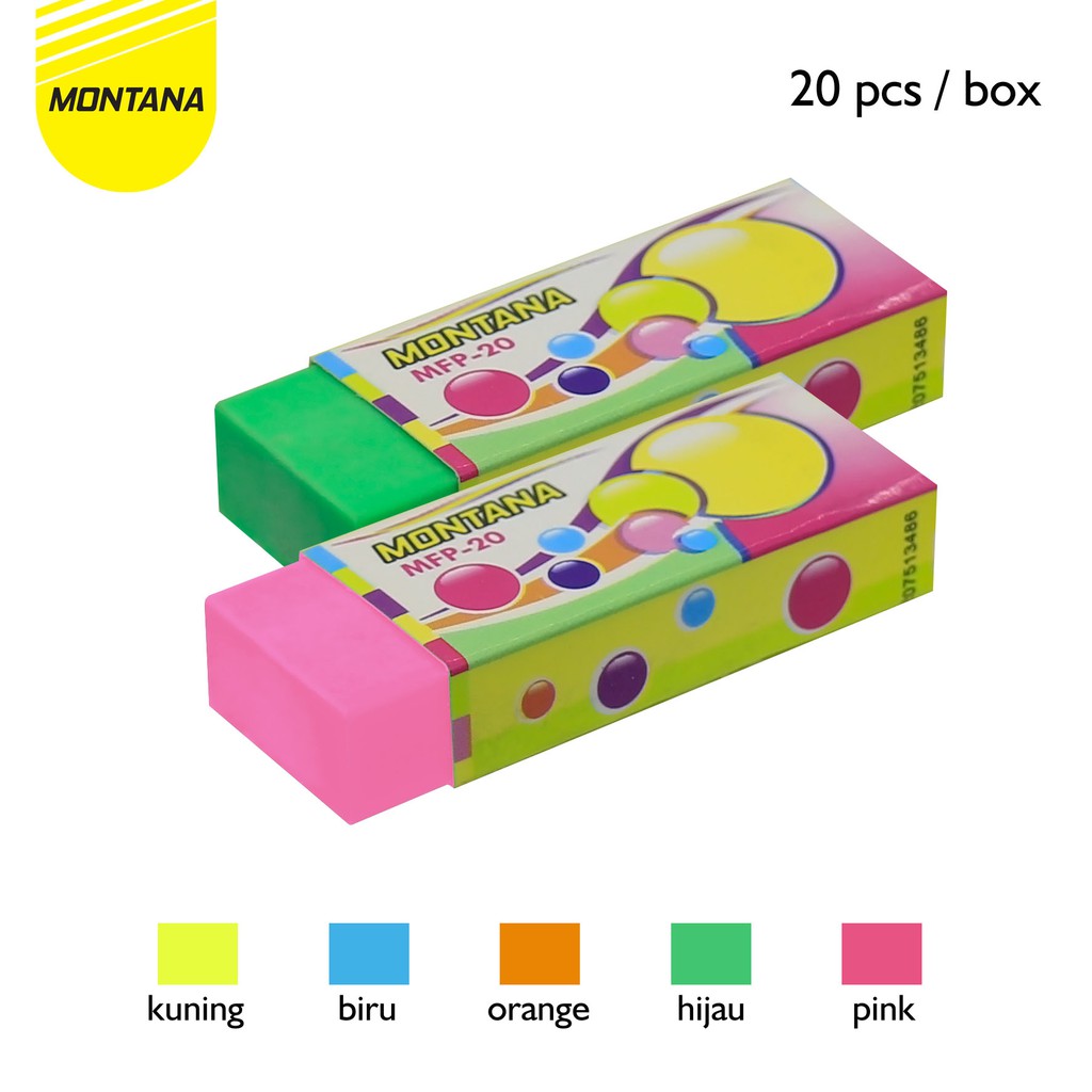 

MONTANA Eraser / Penghapus MFP-20 Retail