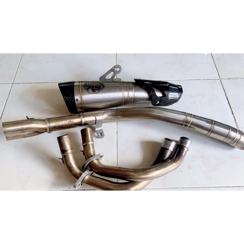 Knalpot R9 H2 SS Stainless Fullsystem CBR250RR CBR 250RR ORIGINAL
