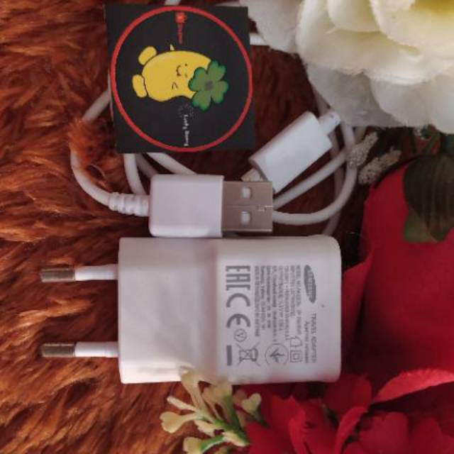 Adaptor charger Samsung bawaann 1.55A original 100% bekas A10S J6+ J7 prime J8 J4 plus A6