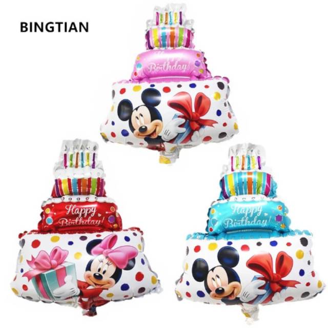 BALON FOIL CAKE  DISNEY 2 in 1 &quot;mini&quot;