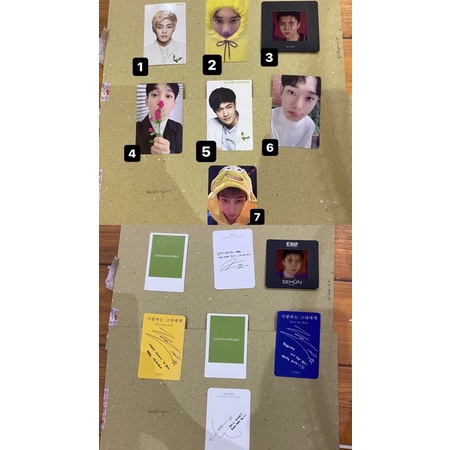 PC EXO OFFICIAL XIUMIN CHEN KAI SEHUN LAY NATURE REPUBLIC ACEKIT