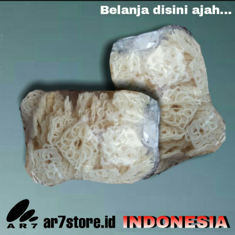

KERUPUK Mawar putih mentah gurih 250gr