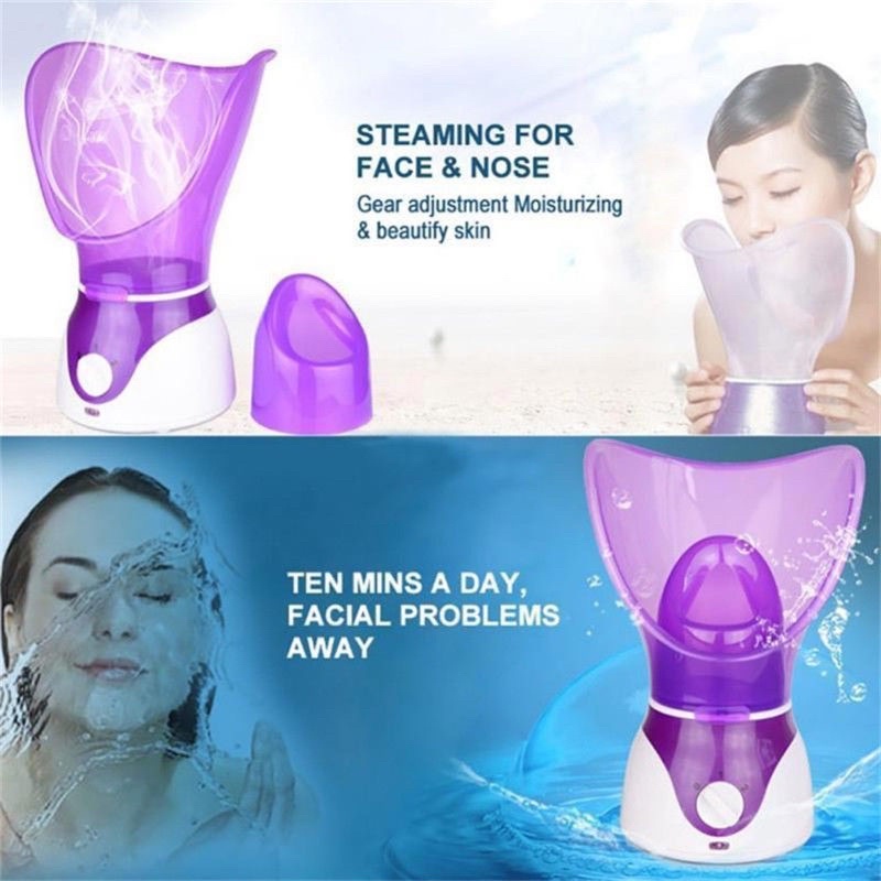 Biutte.co Air Humidifier Facial Steamer SPA Perawatan Wajah - 618 - Purple