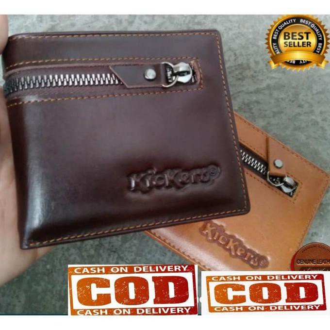 Dompet Kulit Sapi Asli Berkualitas Durable - Dompet Pria Kickers Sintashop45
