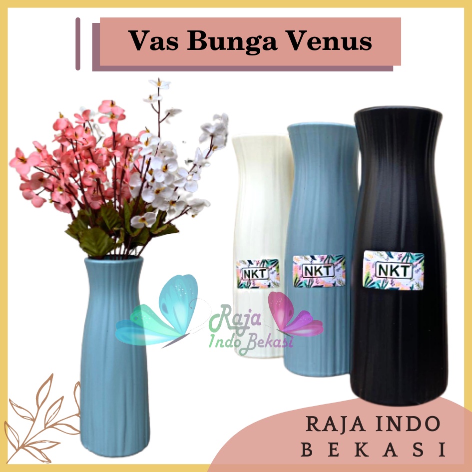 PROMO NKT VAS BUNGA CINTA Vas Bunga Tanaman Aesthetic Imitasi Plastik Motif Cantik Murah Bagus Hiasan Meja Ruang Tamu Dekor Kantor